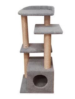 Комплекс для кошек Cat House Акация 1.00 (джут серый) — фото 3