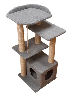 Комплекс для кошек Cat House Акация 1.00 (джут серый) — фото 5