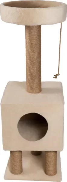 Комплекс для кошек Cat House На ножках 1.05 (джут бежевый) — фото 8