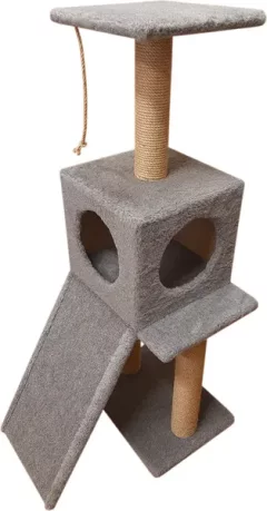 Комплекс для кошек Cat House Альфа 1.10 (джут серый) — фото 10