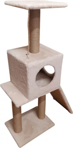 Комплекс для кошек Cat House Бета 1.10 (джут бежевый) — фото 3