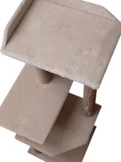 Комплекс для кошек Cat House Чудо 1.30 (джут бежевый) — фото 7