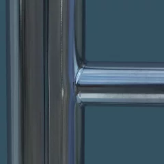 Полотенцесушитель водяной GRANULA Классик 50x80 с полкой (боковое подключение, левое) — фото 7