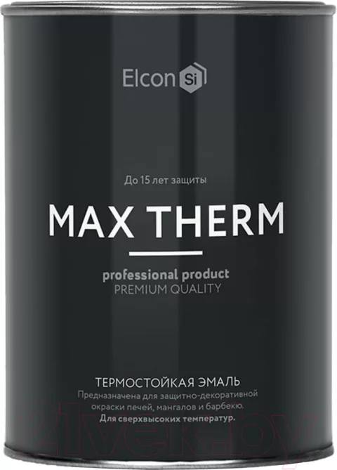 Эмаль Elcon Термостойкая 700C (400г, медь)