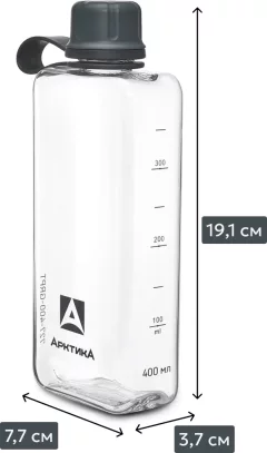 Бутылка для воды Арктика 727-400-GRPT (графит) — фото 9