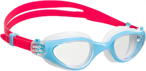 Очки для плавания Mad Wave Agile Junior (голубой)