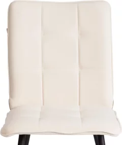 Набор стульев Tetchair Bari LT (2 шт, молочный/черный) — фото 6
