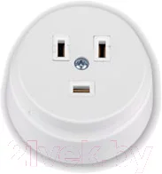 Розетка Bylectrica Bylectrica РА32-072 (белый)