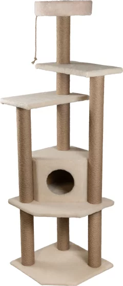 Комплекс для кошек Cat House Торнадо джут (бежевый) — фото 1