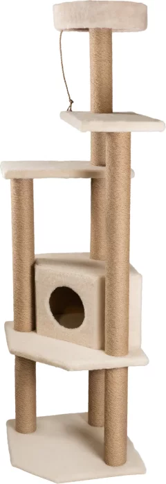 Комплекс для кошек Cat House Торнадо джут (бежевый) — фото 2