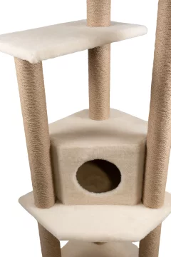 Комплекс для кошек Cat House Торнадо джут (бежевый) — фото 5