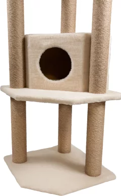 Комплекс для кошек Cat House Торнадо джут (бежевый) — фото 7