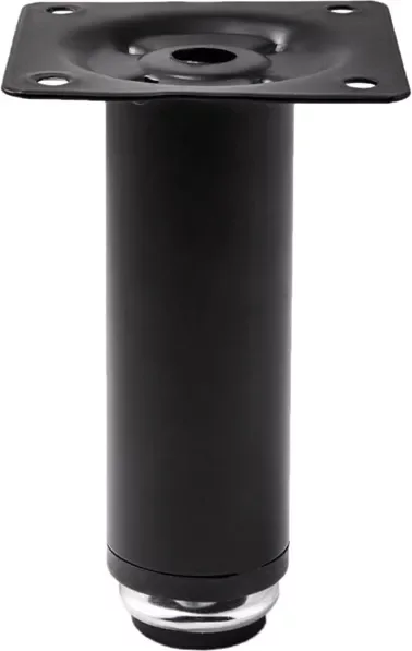 Опора мебельная AKS D-150 h150 d30 / 112 792 (черный матовый)