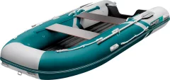 Надувная лодка GLADIATOR E420S (морской зеленый/белый) — фото 1