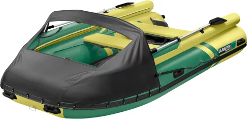 Надувная лодка GLADIATOR E450X (зеленый/оливковый)