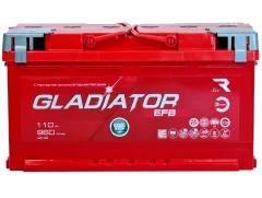 Автомобильный аккумулятор Gladiator EFB R+ (110 А/ч) — фото 4