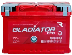Автомобильный аккумулятор Gladiator EFB R+ (77 А/ч) — фото 6