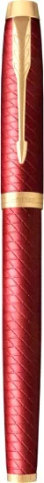Ручка-роллер имиджевая Parker IM Premium Red GT 2143647 (черный)
