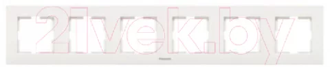 Рамка для выключателей и розеток Panasonic Karre Plus WKTF08062WH-BY