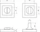 Фиксатор дверной защелки Стандарт P-BK-S1 SN (матовый никель) — фото 8