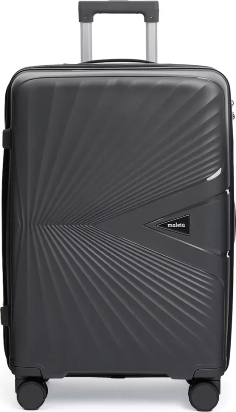Чемодан на колесах Maleta PP-53 (M, темно-серый)