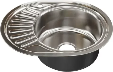 Мойка кухонная Mixline R 558489 (с сифоном)