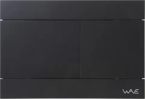 Кнопка для инсталляции Wave SS02-2 / 557072 (черный матовый)