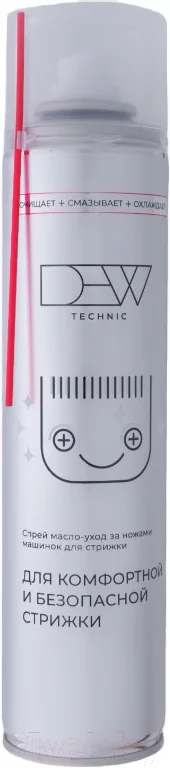 Средство по уходу за машинкой для стрижки волос Dew Professional Technic масло-уход за ножами (400мл) — фото 1