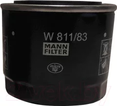 Масляный фильтр Mann-Filter W811/83 — фото 1