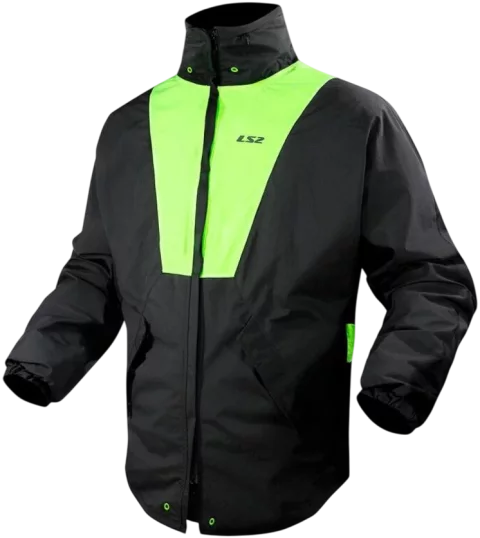 Мотокуртка LS2 X-Rain (3XL-5XL, Black Hi-Vis Yellow)